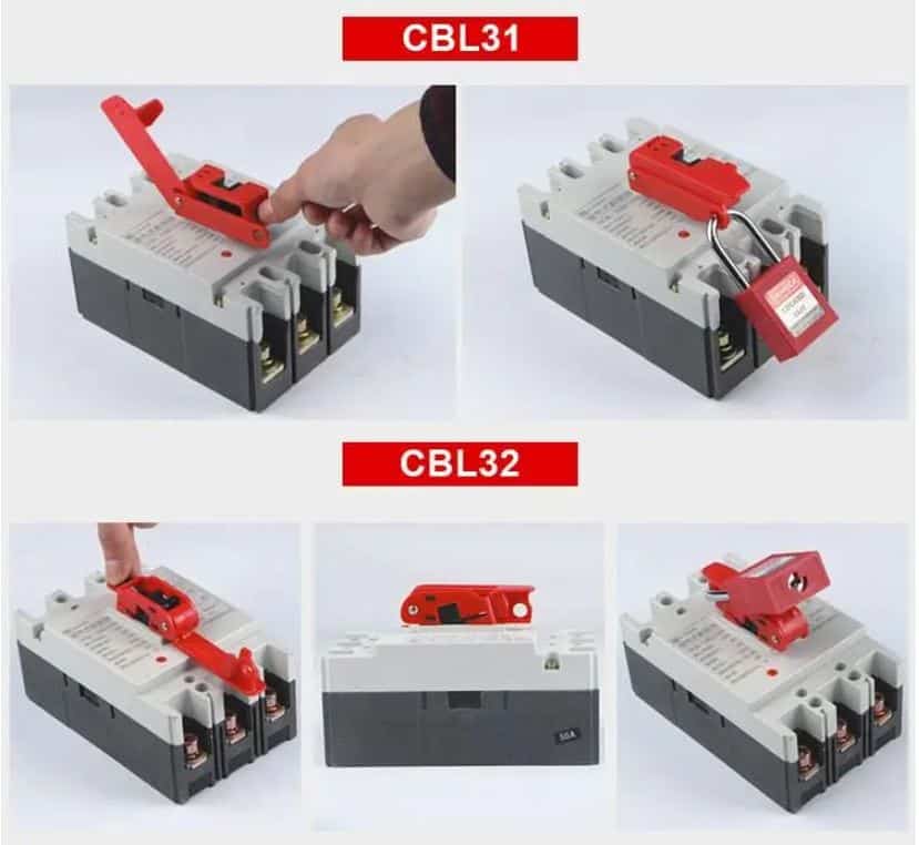 ตัวล็อคเบรคเกอร์ Braeker Lockout CBL31, CBL32