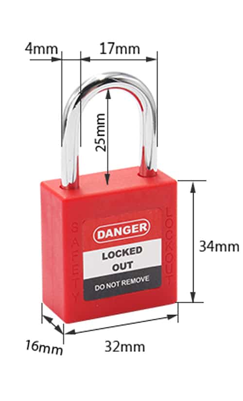 กุญแจ Lockout ก้านสั้น